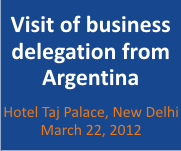 Visit of business delegation from Argentina